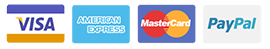 Payments powered by Barclaycard (Pay with Visa, Mastercard, Maestro, American Express, Union Pay, PayPal)